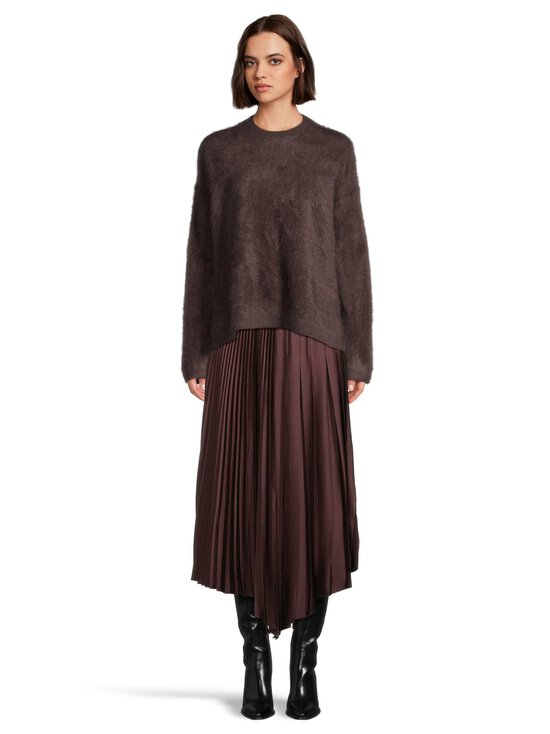 Allsaints - Jax-pliseerattu hame - OXBLOOD RED | Stockmann - photo 3