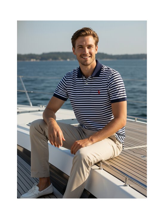 Polo Ralph Lauren - Raidallinen pikeepaita - NEWPORT NAVY/WHITE | Stockmann - photo 5