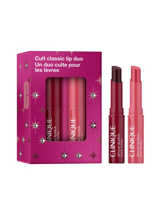 Clinique - Cult Classic Lip Duo -huulipunapakkaus - BLACK HONEY / PINK HONEY | Stockmann - photo 1
