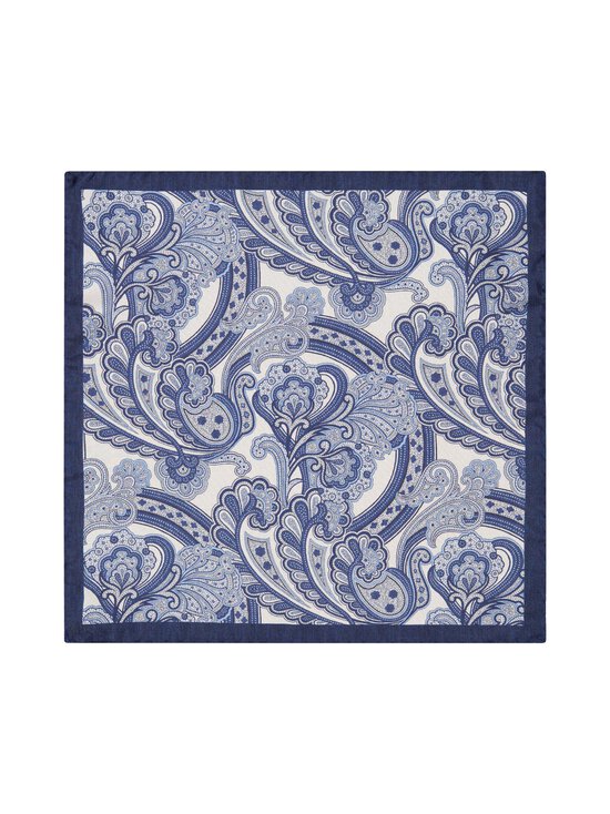 Amanda Christensen - Pocket Square -silkkitaskuliina - 409 NAVY | Stockmann - photo 1