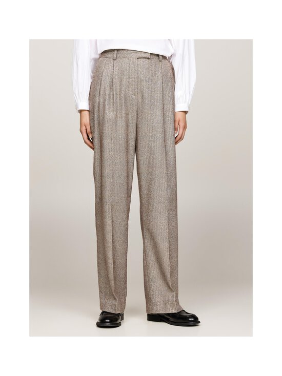 Tommy Hilfiger - Structured- housut villalla - 0GA CW GOLD LUREX TUXTURE TWILL | Stockmann - photo 4