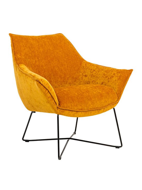 Furninova - Egon-nojatuoli Eros-kangas mustard - YELLOW | Stockmann - photo 2