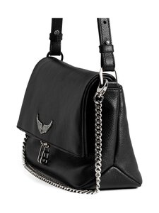 Zadig&Voltaire - Rock II Grained -nahkalaukku - 011 BLACK Zadig&Voltaire - Rock II Grained -nahkalaukku - 011 BLACK | Stockmann