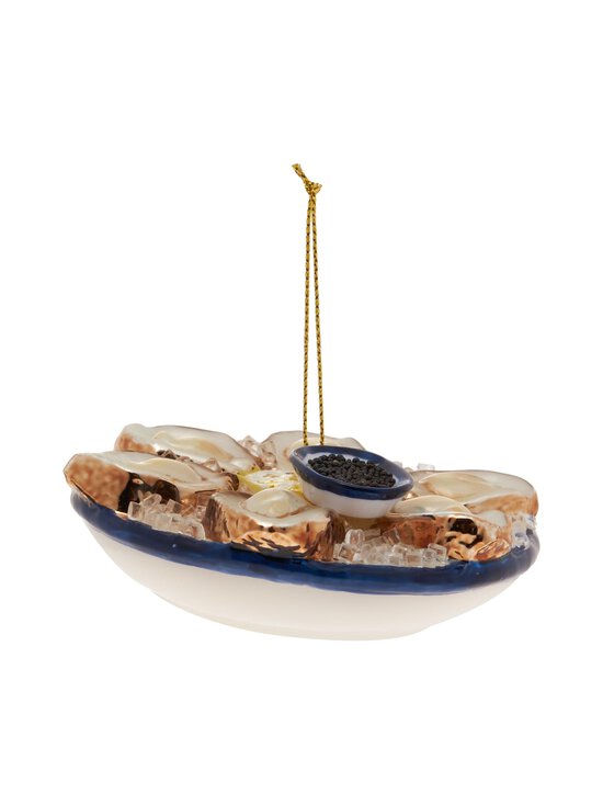 Casa Stockmann - Oysters, Lemon & Caviar -kuusenkoriste 9,1 cm - BROWN/BLUE - photo 2 Casa Stockmann - Oysters, Lemon & Caviar -kuusenkoriste 9,1 cm - BROWN/BLUE | Stockmann - photo 2