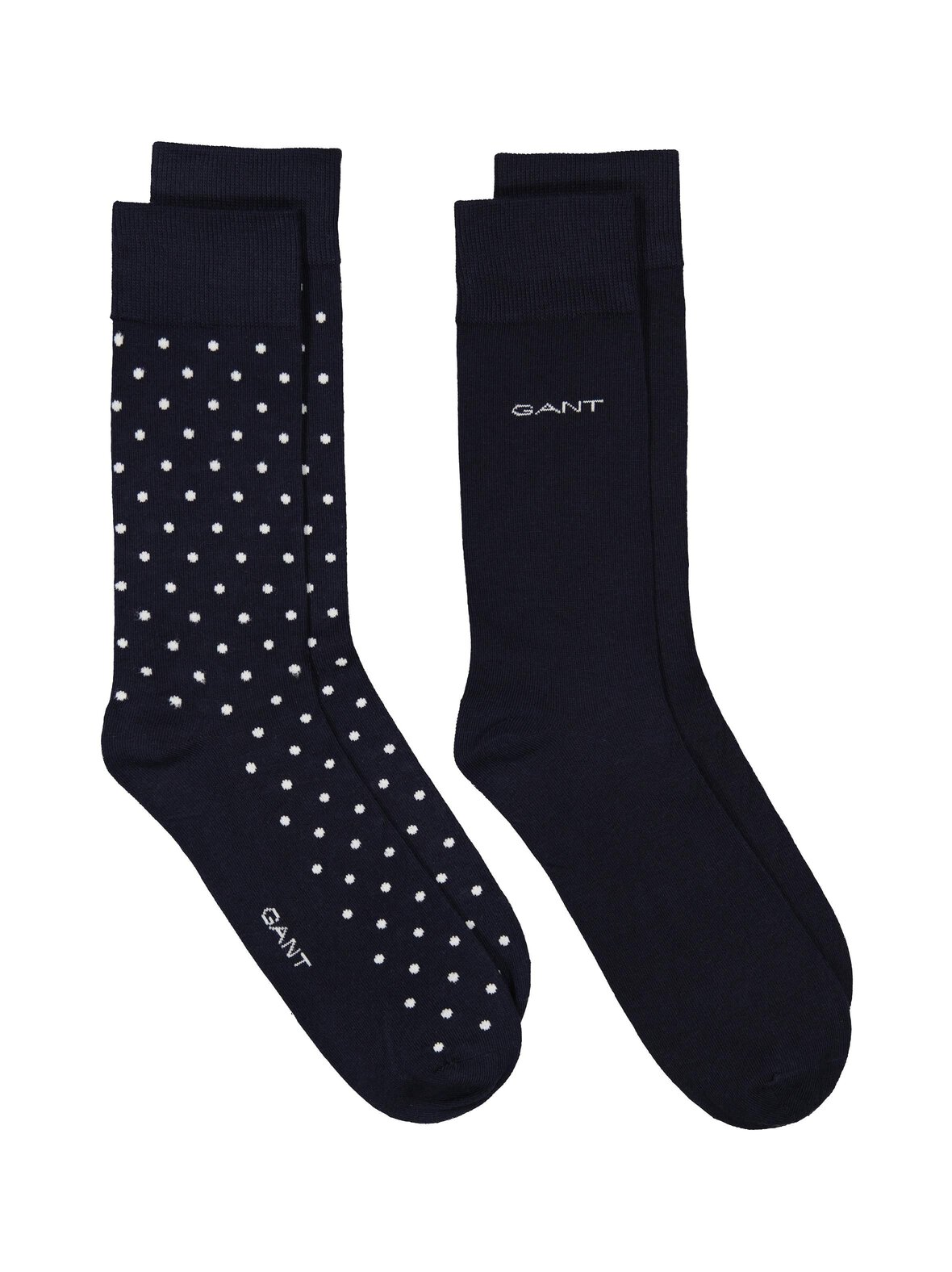 Pilkulliset ja yksiväriset sukat, 2-pack