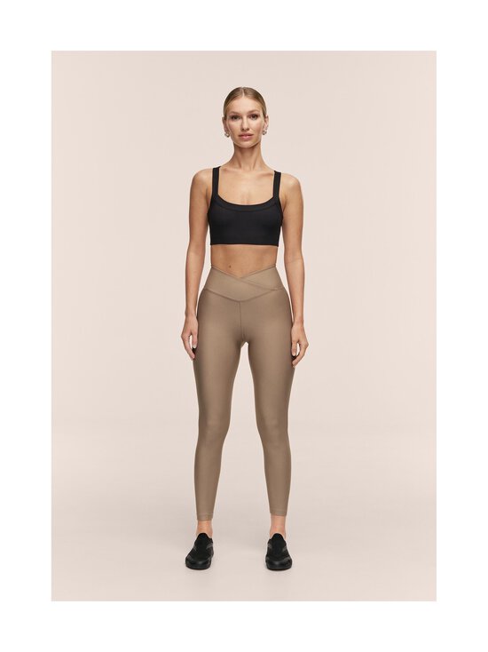 Casall - Overlap High Waist  -treenitrikoot - 683 LIGHT KHAKI | Stockmann - photo 5