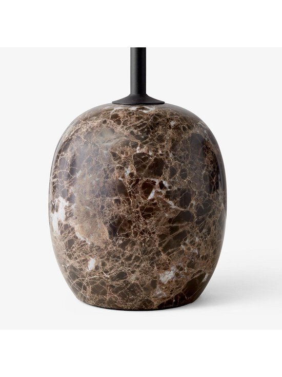 &Tradition - Lato LN8 -sivupöytä, musta / Emperador-marmori ⌀ 40 cm - MUSTA | Stockmann - photo 3