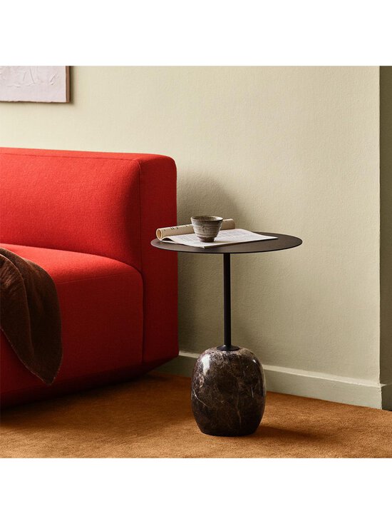 &Tradition - Lato LN8 -sivupöytä, musta / Emperador-marmori ⌀ 40 cm - MUSTA | Stockmann - photo 8