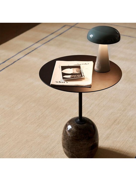 &Tradition - Lato LN8 -sivupöytä, musta / Emperador-marmori ⌀ 40 cm - MUSTA | Stockmann - photo 9