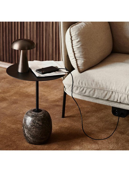 &Tradition - Lato LN8 -sivupöytä, musta / Emperador-marmori ⌀ 40 cm - MUSTA | Stockmann - photo 12