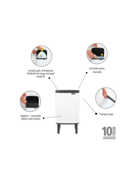 Brabantia - Prügikast Bo 4 l - WHITE - photo 8 Brabantia - Prügikast Bo 4 l - WHITE | Stockmann - photo 8