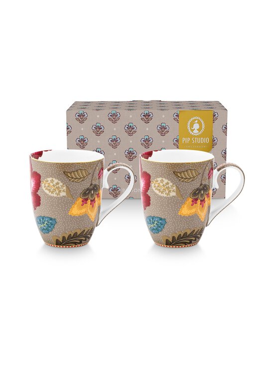 PIP Studio - Large Blooming Tales -muki 2 kpl - KHAKI | Stockmann - photo 2