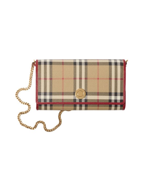 Burberry - Hannah-olkalaukku - B9724 VNTG CHK/RUBY | Stockmann - photo 1