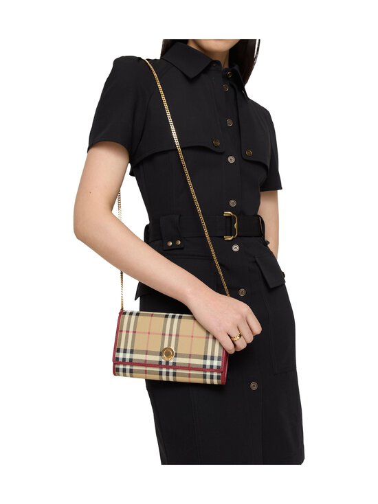 Burberry - Hannah-olkalaukku - B9724 VNTG CHK/RUBY | Stockmann - photo 4