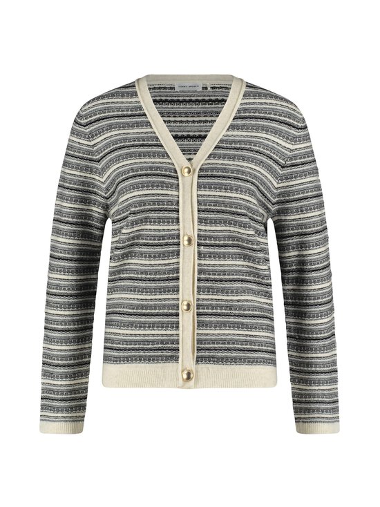 Gerry Weber - Stirped-neuletakki - 2916 OFFWHITE, BLACK STRIPE - photo 1 Gerry Weber - Stirped-neuletakki - 2916 OFFWHITE, BLACK STRIPE | Stockmann - photo 1