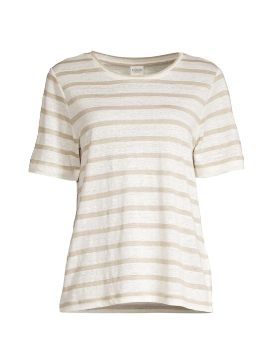 NOOM - Tabitha-raidallinen pellavapaita - BEIGE/OFFWHITE STRIPE - photo 1 NOOM - Tabitha-raidallinen pellavapaita - BEIGE/OFFWHITE STRIPE | Stockmann - photo 1