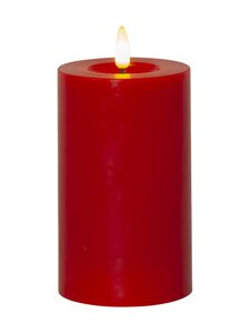 Star Trading - Flamme Flow LED svece 7,5 x 7,5 x 15 cm - PUNAINEN Star Trading - Flamme Flow LED svece 7,5 x 7,5 x 15 cm - PUNAINEN | Stockmann