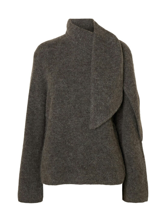 Selected - SlfLulu Bow adījums - MEDIUM GREY MELANGE | Stockmann - photo 1