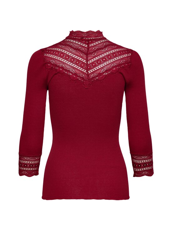 Rosemunde - RWBenita Lace -silkkisekoitepaita - 087 KARANDA RED | Stockmann - photo 2