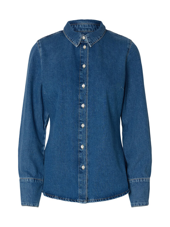Selected - SlfRegular Agathe džinsa krekls - MEDIUM BLUE DENIM | Stockmann - photo 1