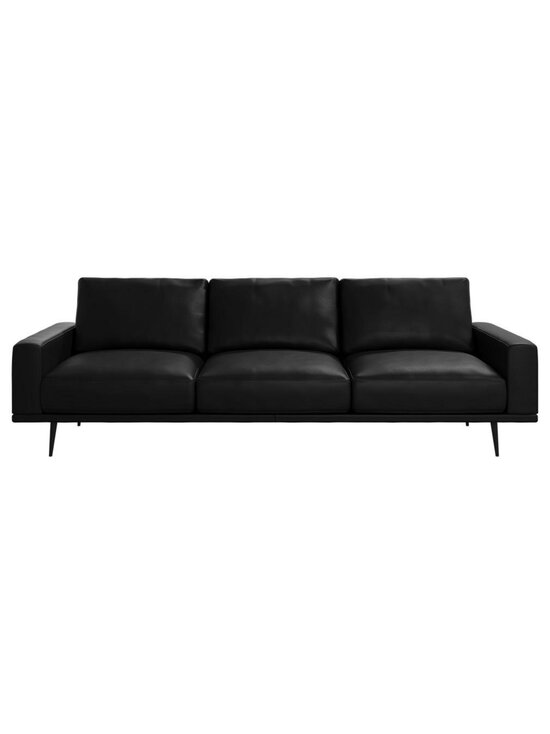 BoConcept - Carlton-nahkasohva Nordic Grain -nahka 5130 musta L 240 cm - BLACK | Stockmann - photo 1