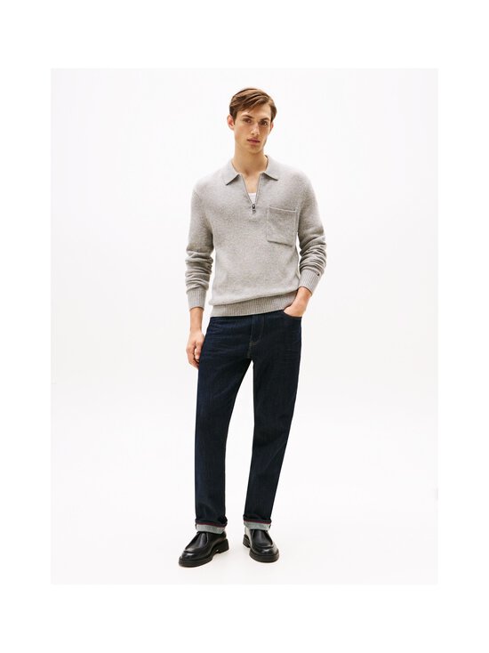 Tommy Hilfiger - Lambswool Zip polo džemperis - P01 LIGHT GREY HEATHER | Stockmann - photo 3