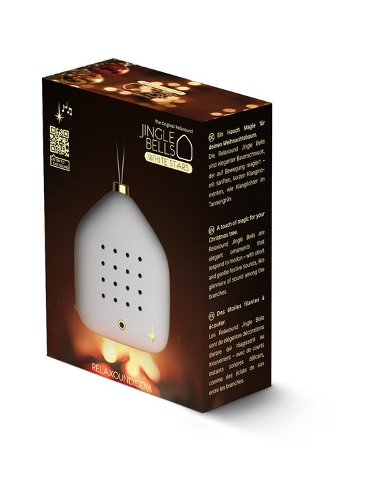Relaxound - Jingle Bells White Stars - akustinen joulukoriste - WHITE | Stockmann - photo 4