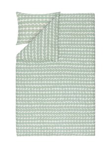 Marimekko - Räsymatto-pussilakanasetti - 160 SAGE, OFF WHITE Marimekko - Räsymatto-pussilakanasetti - 160 SAGE, OFF WHITE | Stockmann