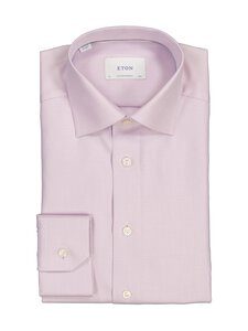 Eton - Contemporary Fit Herringbone Signature Dobby krekls ar apkakli - 51 PINK | Stockmann