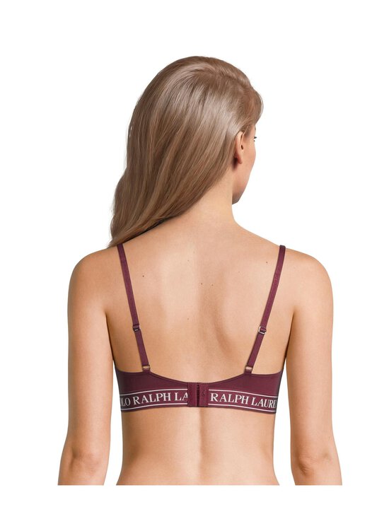 Polo Ralph Lauren - Essentials Triangle Bralette -rintaliivit - 555 ZINFADEL | Stockmann - photo 3