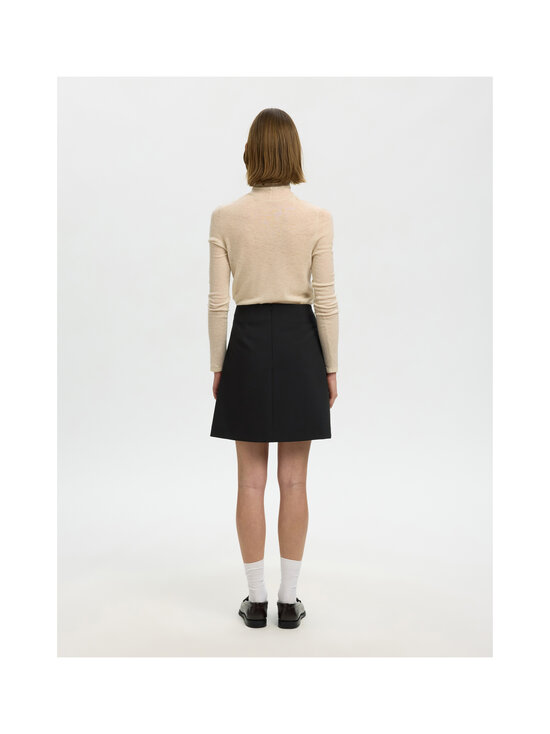 Selected - SlwRita- lyhyt hame - BLACK | Stockmann - photo 3