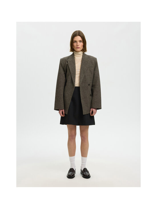Selected - SlwRita- lyhyt hame - BLACK | Stockmann - photo 4