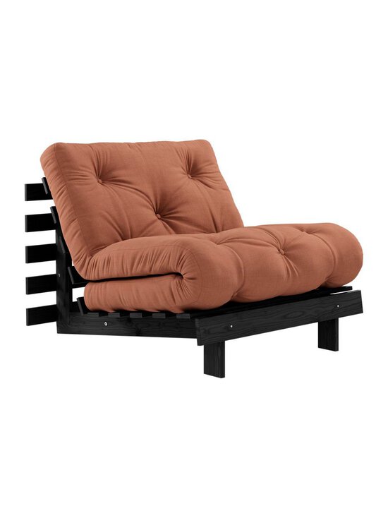 Karup - Roots-futonnojatuoli clay brown / musta - BROWN | Stockmann - photo 1