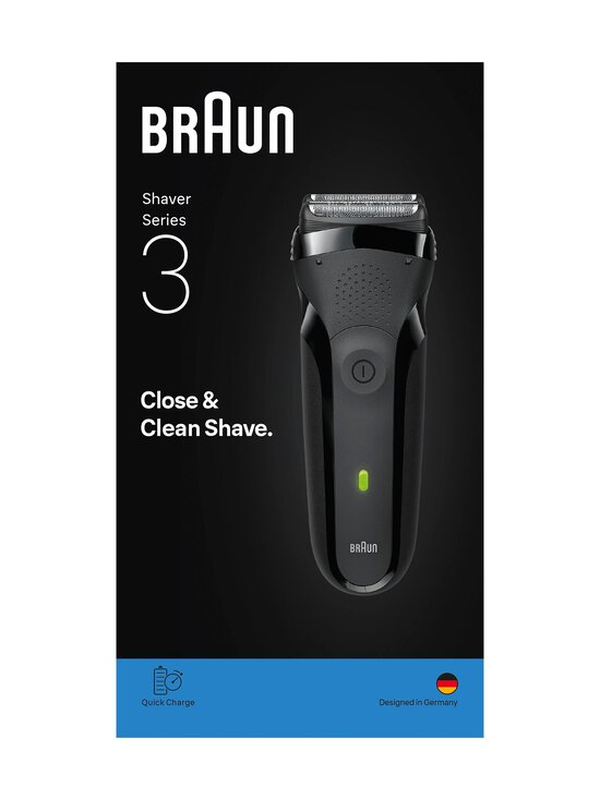 Braun - Series 3 Shaver -parranajokone - BLACK | Stockmann - photo 2