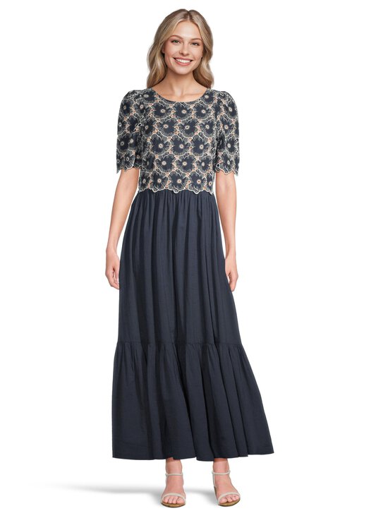 by TiMo - Broderie Anglaise -maksimekko - 070 - MARINE | Stockmann - photo 2