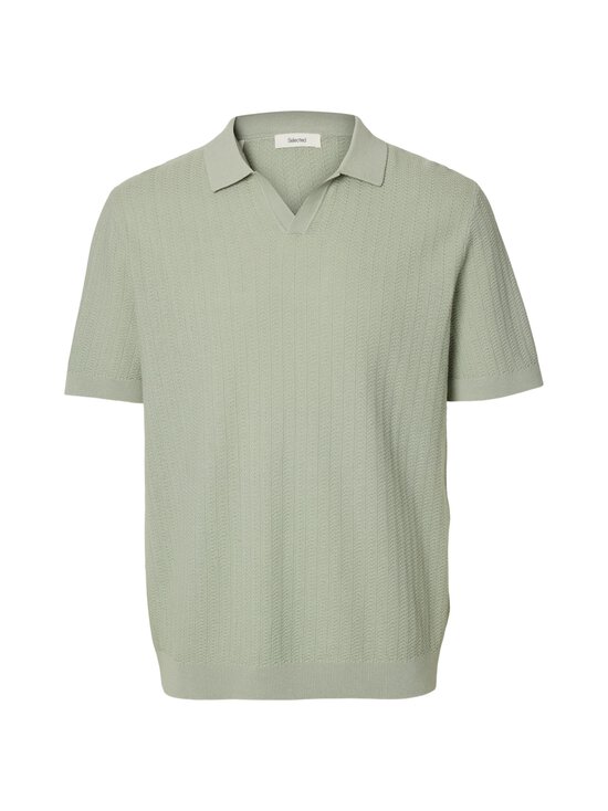 Selected - SlhMattis Linen Blend polo krekls - AQUA GRAY | Stockmann - photo 1