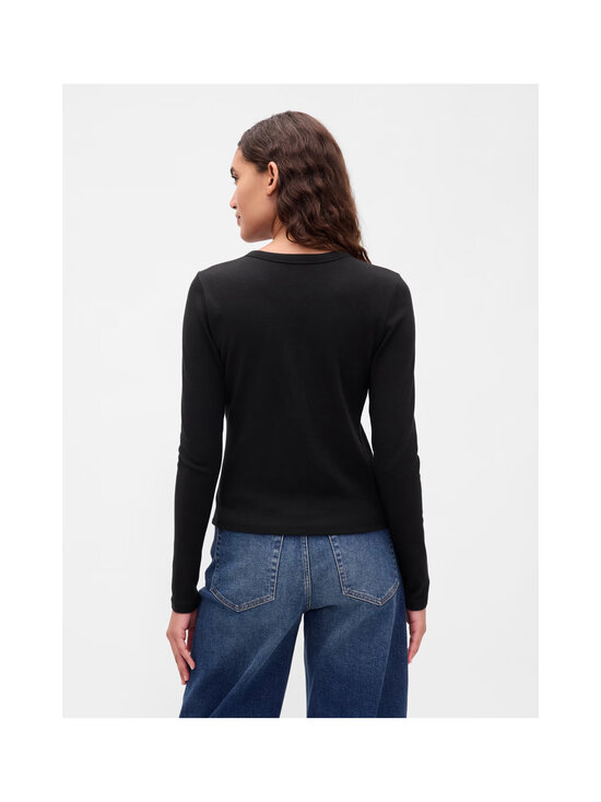 GAP - Modern Crewneck kardigans - BLACK | Stockmann - photo 3