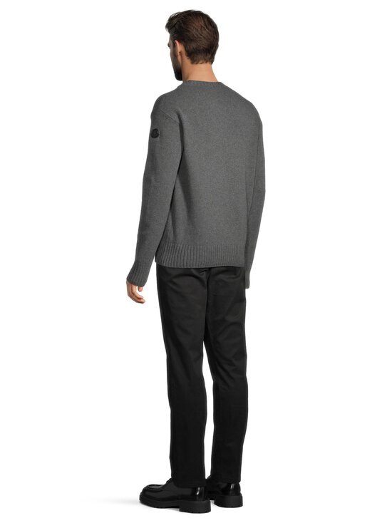 Moncler - Crew Neck -villa-kashmirneule - 922 GREY | Stockmann - photo 4