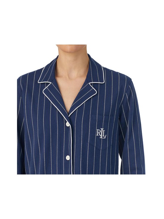 Lauren Ralph Lauren - Notch Collar Set -pyjama 2-osainen - 401 NAVY PRT | Stockmann - photo 3