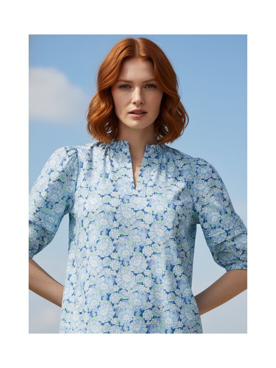 rich & royal - Apdrukāta kokvilnas blūze - 781 MIDNIGHT BLUE | Stockmann - photo 5