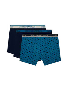 Emporio Armani - Bokserid, 3 paari - MB676 BLU/OCTANE-BLU P/BLU | Stockmann