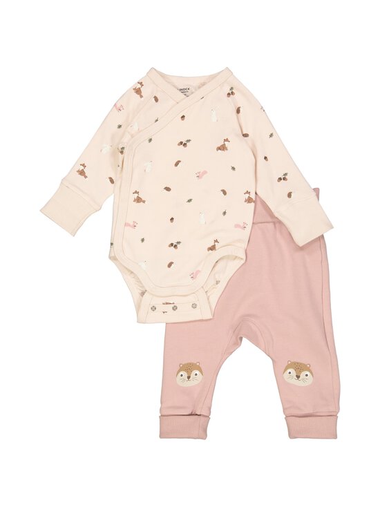 Lindex - Bodikleit ja püksid Forest, komplekt - 7351 DUSTY PINK | Stockmann - photo 1
