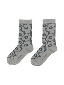 Marimekko - Sokid Linjaus Unikko - 990 GREY, LIGHT GREY | Stockmann