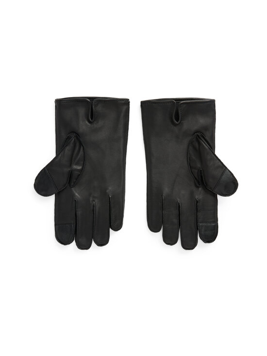 Polo Ralph Lauren - Vettähylkivät nahkakäsineet - 001 BLACK | Stockmann - photo 2
