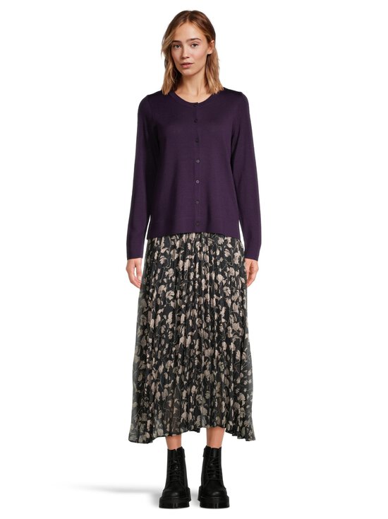 ESSENTIALS by Stockmann - Meriinokardigan Amelia - PLUM MEL 195417 - photo 2 ESSENTIALS by Stockmann - Meriinokardigan Amelia - PLUM MEL 195417 | Stockmann - photo 2