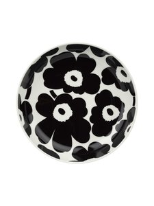 Marimekko - Unikko- syvä lautanen 20,5 cm - BLACK, WHITE | Stockmann