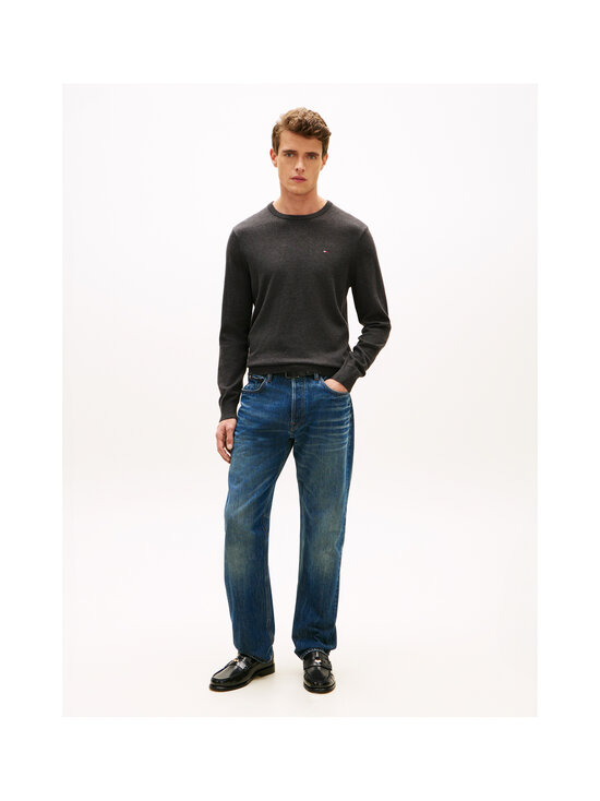 Tommy Hilfiger - Essential Cotton Crew -paita - P92 DARK GREY HEATHER | Stockmann - photo 3
