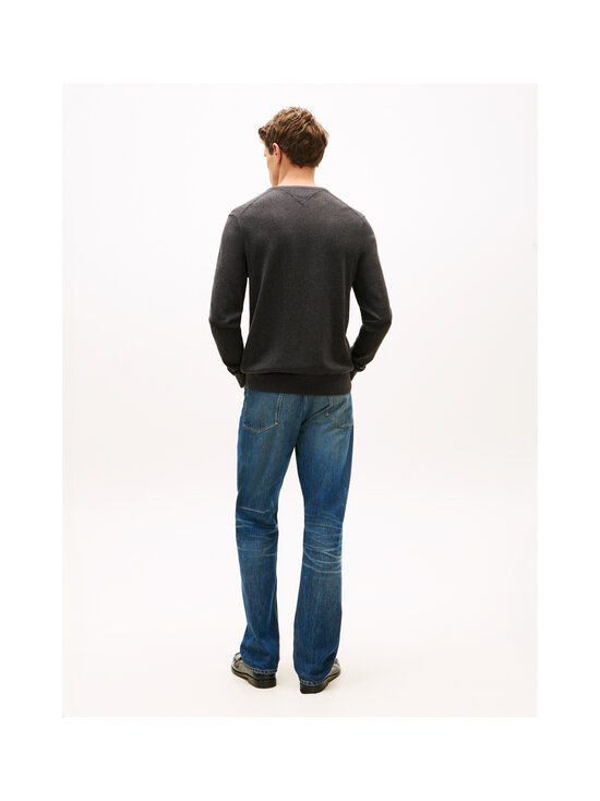 Tommy Hilfiger - Essential Cotton Crew -paita - P92 DARK GREY HEATHER | Stockmann - photo 4