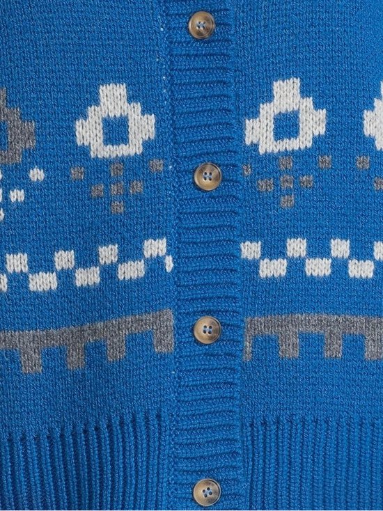 Damson Madder - Romily Wool Intarsia Squirrel -neuletakki - BLUE | Stockmann - photo 3