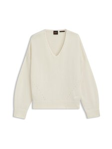 BOSS - Fondyssa-neulepusero - 118 OPEN WHITE | Stockmann